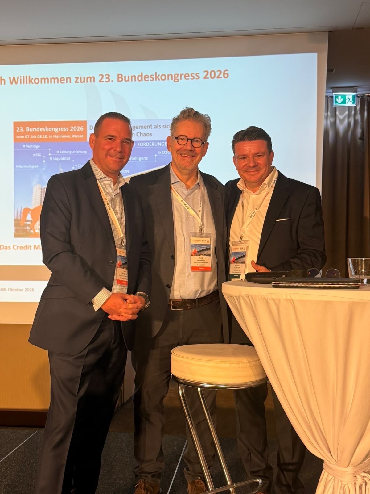 Mit meinen Mit-Referenten beim 23. BvCM-Bundeskongress